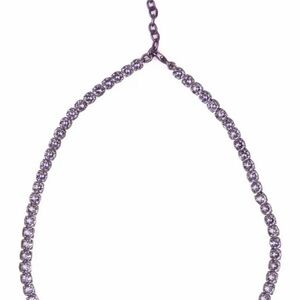 Amina Muaddi Crystal Tennis Necklace